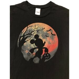 Mickey Mouse Halloween Disney Black Girls T Shirt Sz. XL (15/17)